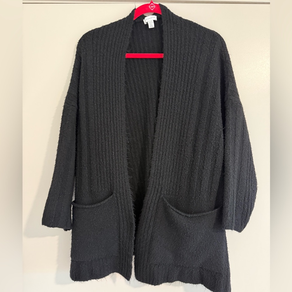 Topshop Open-Front Cardigan